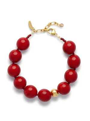 Le Veer BOLD BRACELET - RED