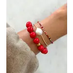 Le Veer BOLD BRACELET - RED