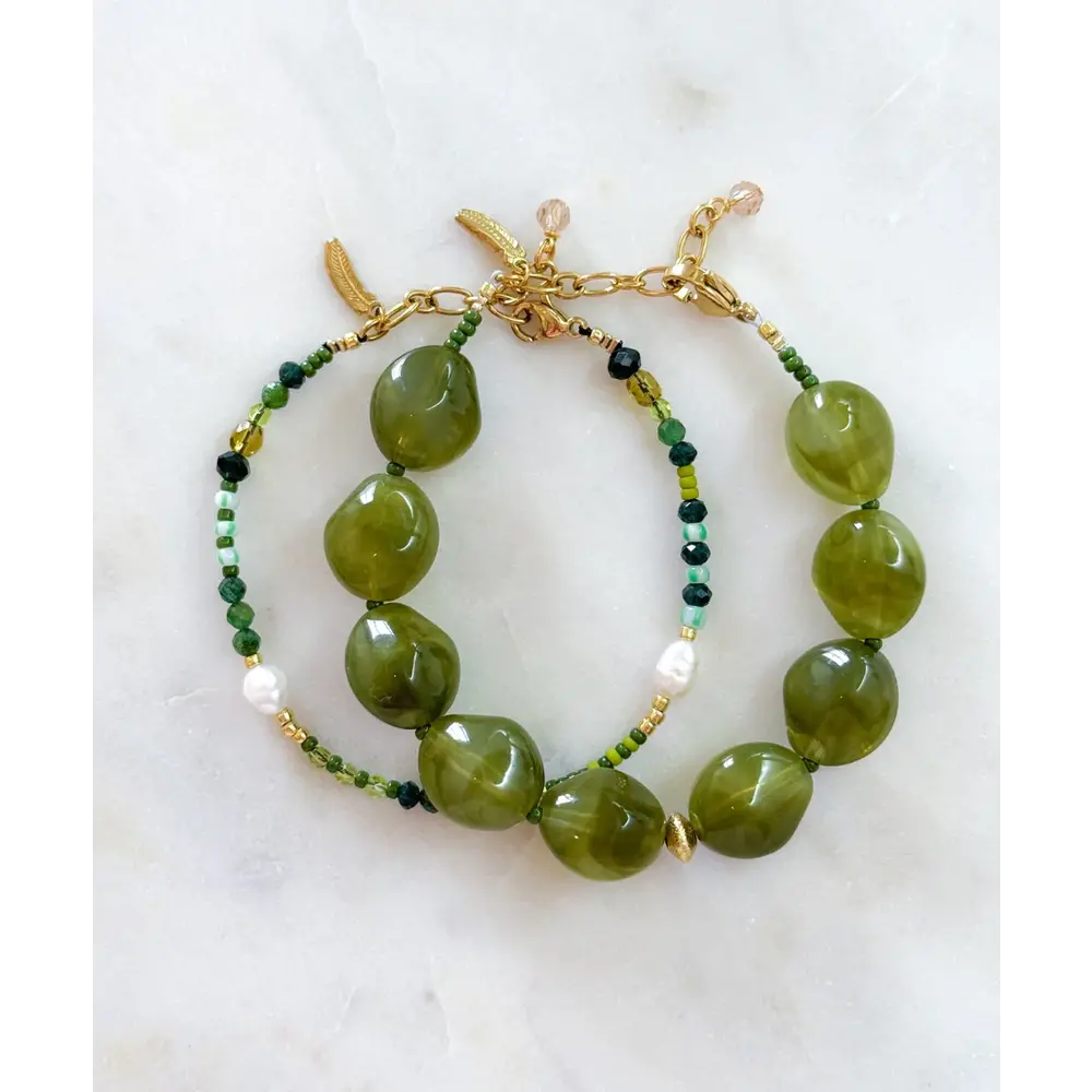 Le Veer HULA BRACELET - GREEN