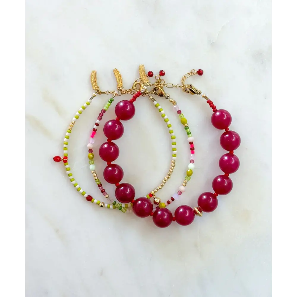 Le Veer CERISE CHIC BRACELET - RED