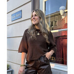 LOTZ & LOT MOISY KNIT - DARK BROWN