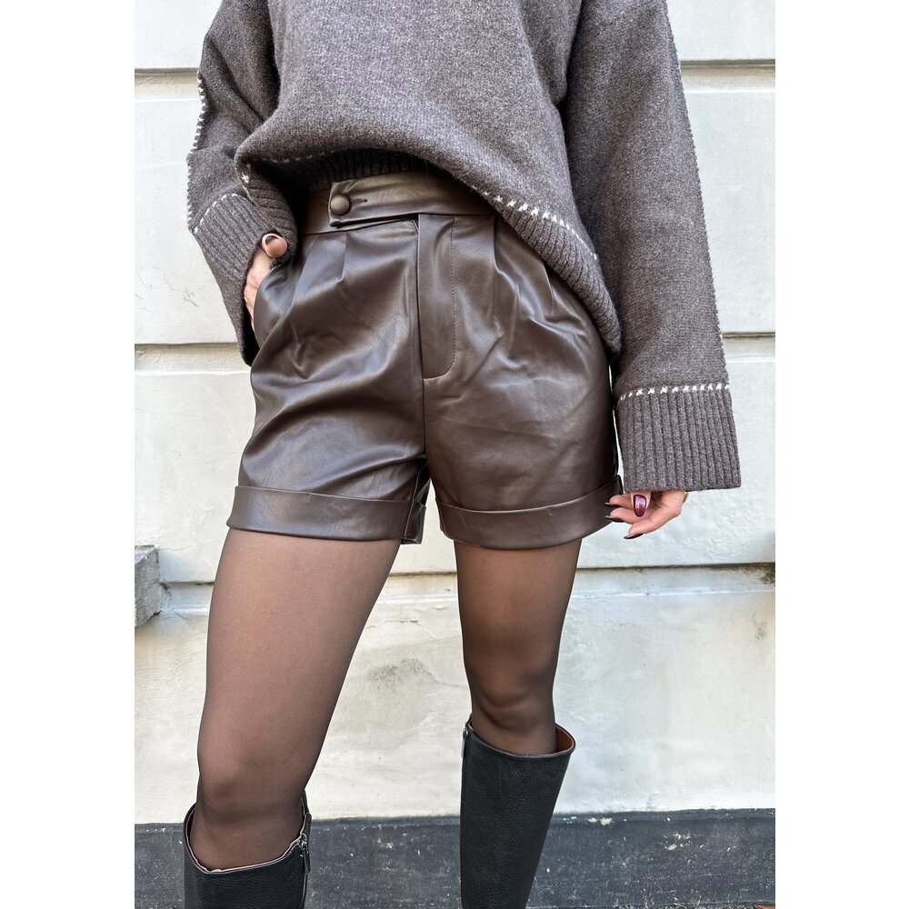 LOTZ & LOT VEER SHORT - BROWN