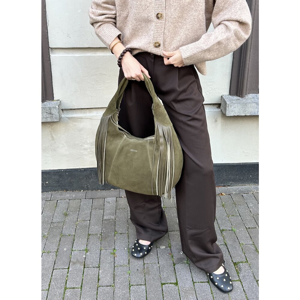 LOTZ & LOT FLOOR PANTS - DARK BROWN