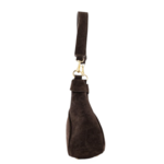 LOTZ & LOT VANYA SUEDE BAG - DARK BROWN