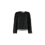 Studio Amaya VELVET BLOUSE - BLACK