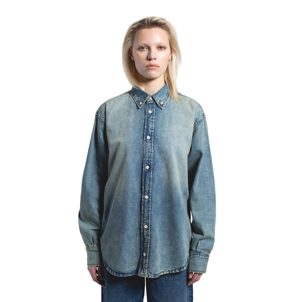 DRDENIM RAY DENIM SHIRT - STREAM SKY AGED