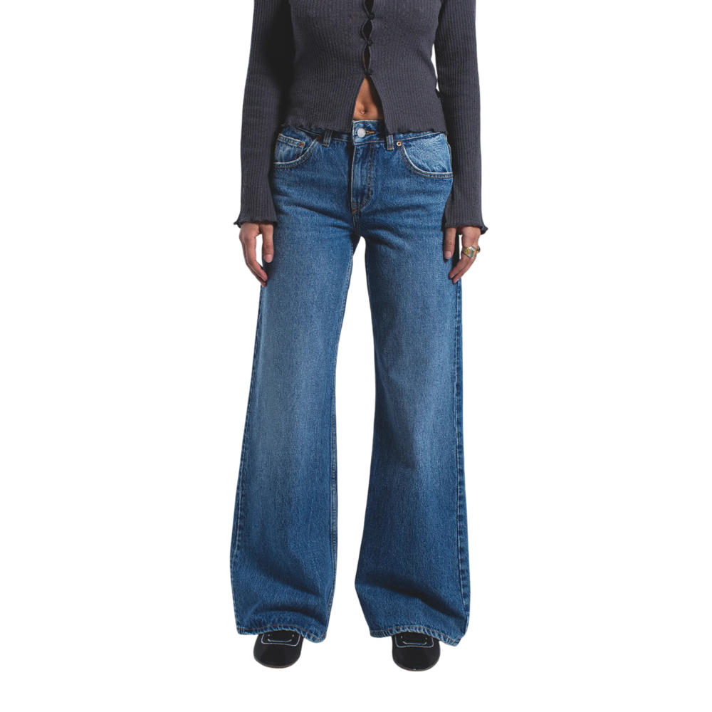 DRDENIM RHUE WIDE LEG - STREAM MID USED