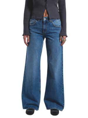 DRDENIM RHUE WIDE LEG - STREAM MID USED