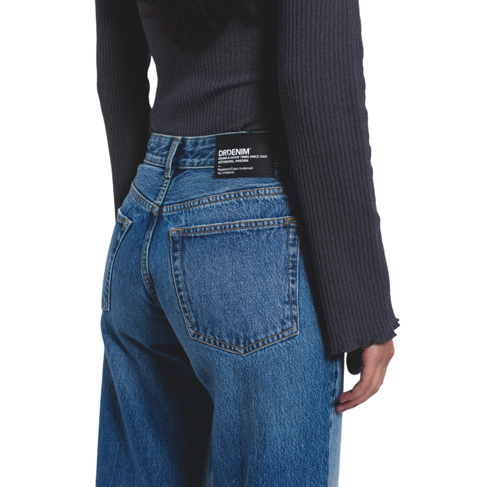 DRDENIM RHUE WIDE LEG - STREAM MID USED