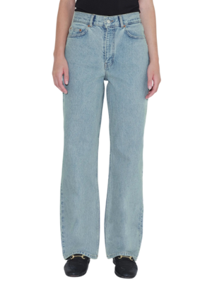 DRDENIM ECHO STRAIGHT LEG JEANS - BAY SKY RETRO DIRT
