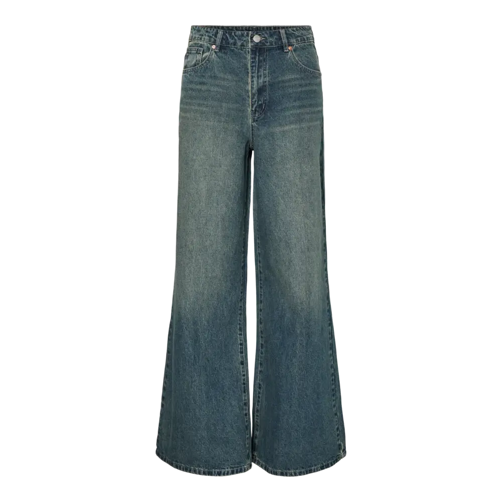 YAS SIVA HMW WIDE JEANS - MEDIUM BLUE