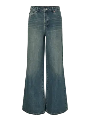 YAS SIVA HMW WIDE JEANS - MEDIUM BLUE