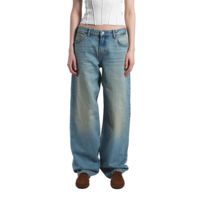 HILL LOW WIDE JEANS - STREAM SKY AGED