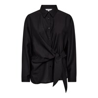 IDINA TIE SHIRT - BLACK