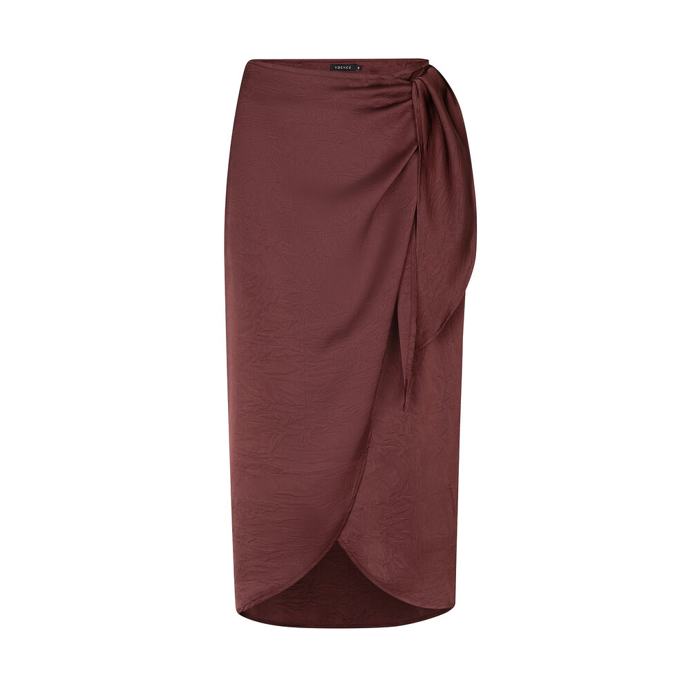 BARBARA SKIRT - BROWN Ydence BARBARA SKIRT - BROWN