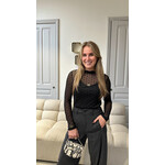 DOT MESH TOP - BLACK LOTZ & LOT DOT MESH TOP - BLACK