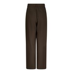 EMMET STRUCTURE PANTS - DARK BROWN Neo Noir EMMET STRUCTURE PANTS - DARK BROWN