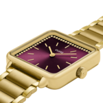 LA TETRAGONE WINE STONES - GOLD/BORDEAUX Cluse LA TETRAGONE WINE STONES - GOLD/BORDEAUX