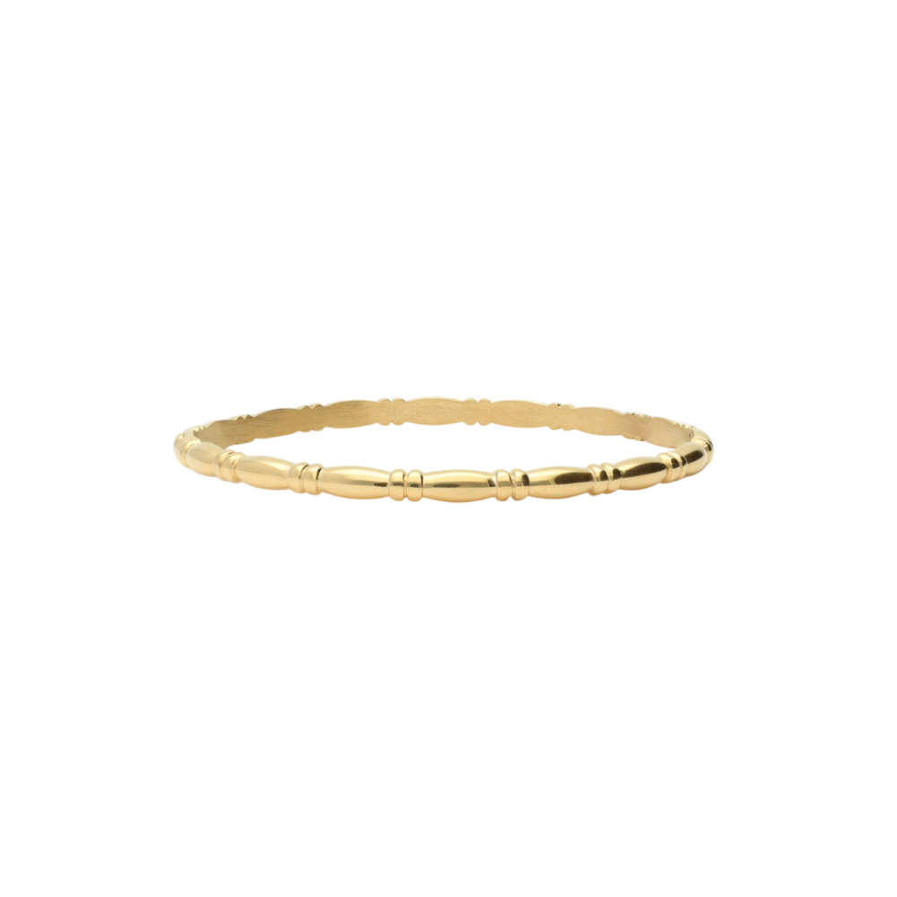 MIDNIGHT BANGLE BAMBOO LOOK - GOLD My Jewellery MIDNIGHT BANGLE BAMBOO LOOK - GOLD