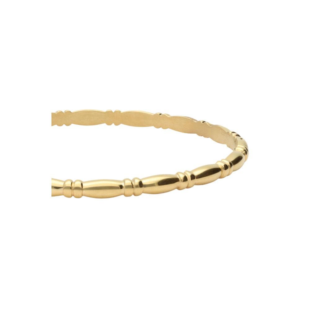 MIDNIGHT BANGLE BAMBOO LOOK - GOLD My Jewellery MIDNIGHT BANGLE BAMBOO LOOK - GOLD