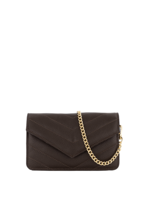 LOTZ & LOT LAURIE CLASSIC GRAIN BAG - DARK BROWN