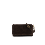ROMEE SUEDE BAG - DARK BROWN LOTZ & LOT ROMEE SUEDE BAG - DARK BROWN