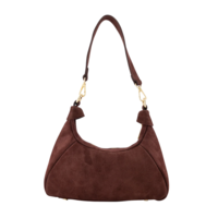 VANYA SUEDE BAG - BORDEAUX