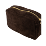 IRENE SUEDE BAG - DARK BROWN LOTZ & LOT IRENE SUEDE BAG - DARK BROWN