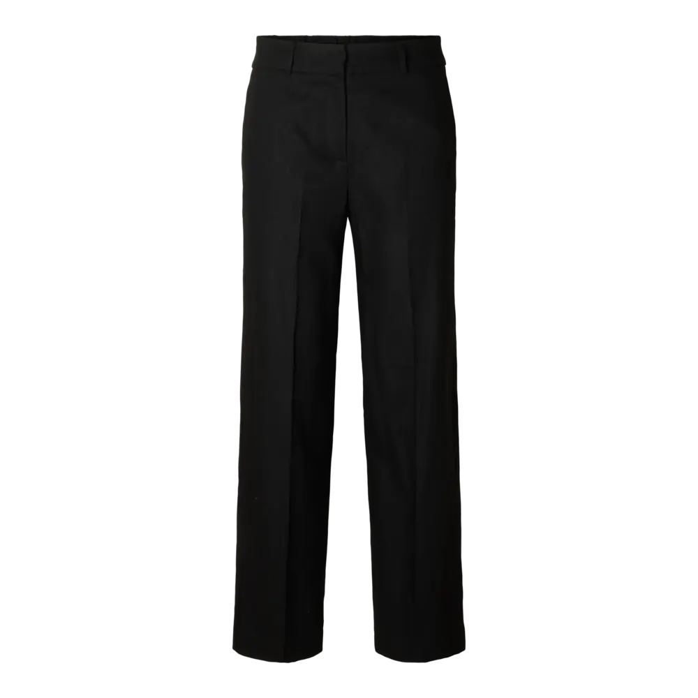 RITA WIDE PANTS - BLACK Selected Femme RITA WIDE PANTS - BLACK