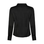 CHRISTY HEAVY SATEEN BEDAZ SHIRT - BLACK Neo Noir CHRISTY HEAVY SATEEN BEDAZ SHIRT - BLACK