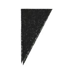 Neo Noir SERINA LACE SCARF - BLACK