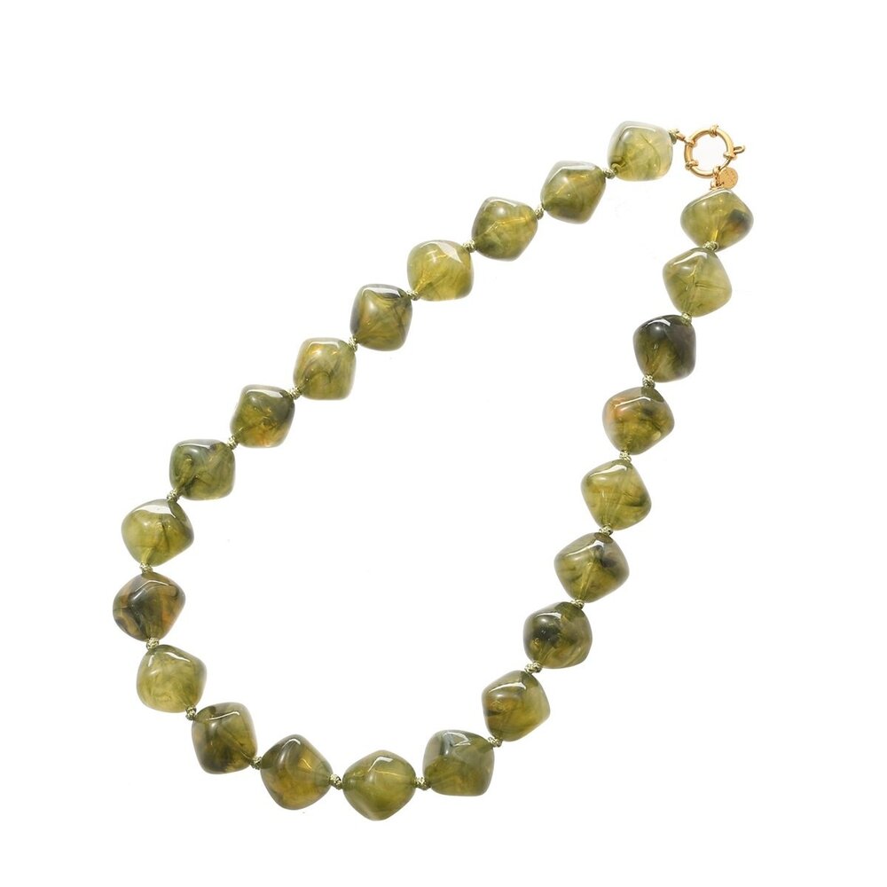 MOISY NECKLACE - OLIVE Day & Eve MOISY NECKLACE - OLIVE