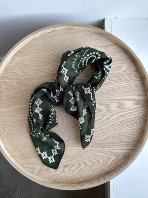 BOW19 PAISLEY SCARF - GREEN BOW19 PAISLEY SCARF - GREEN
