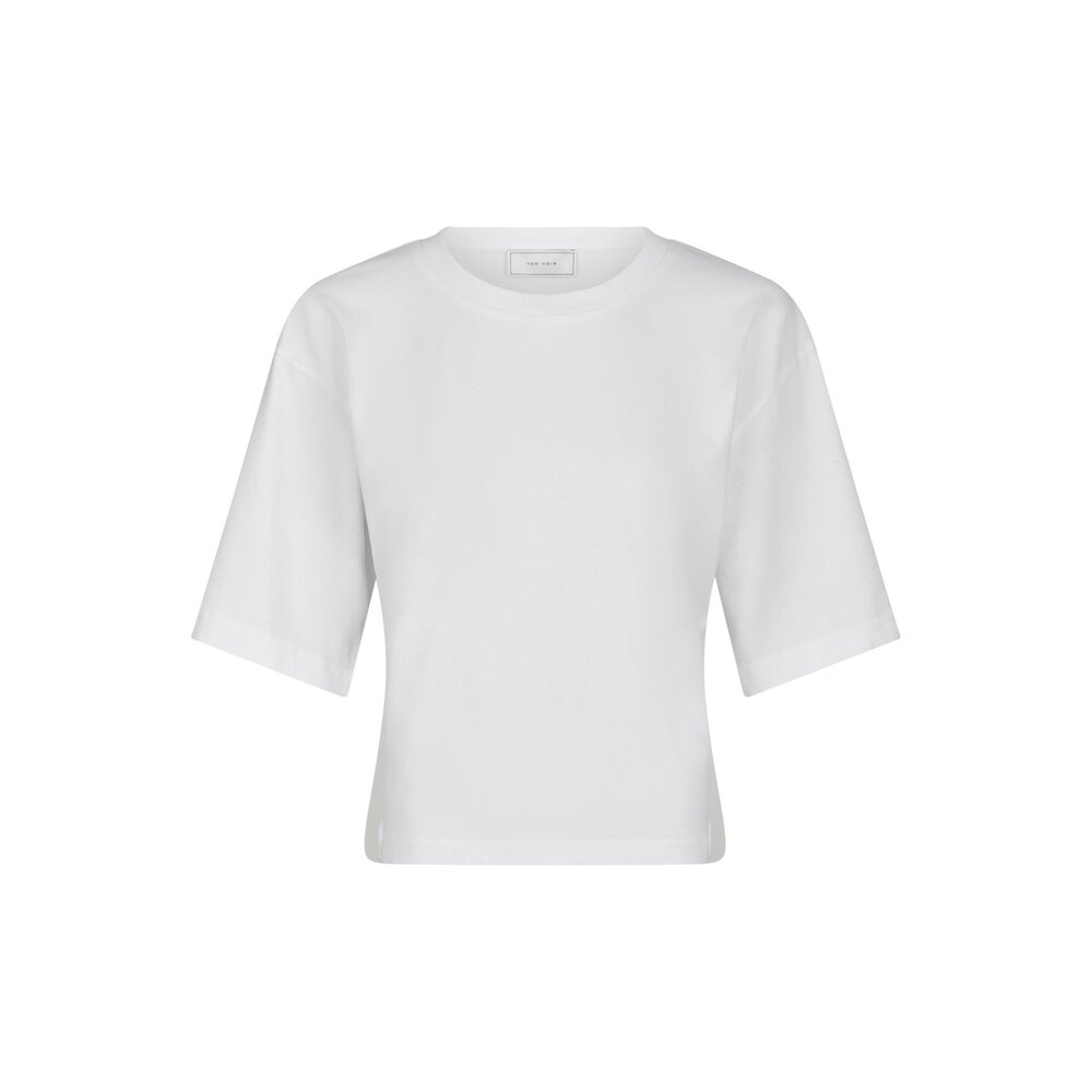 ASHA BOXY TEE - WHITE Neo Noir ASHA BOXY TEE - WHITE