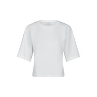 ASHA BOXY TEE - WHITE