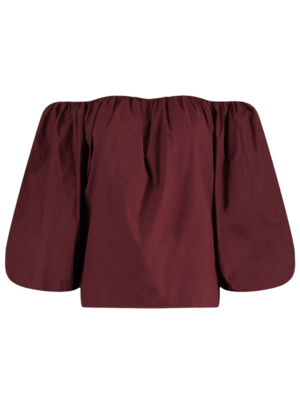Harper & Yve LAUREN TOP - WINE BERRY