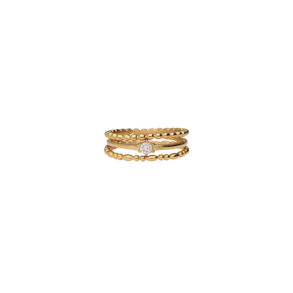 MIDNIGHT SET RINGS - GOLD My Jewellery MIDNIGHT SET RINGS - GOLD