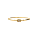 My Jewellery MIDNIGHT RHINESTONE RINGS BANGLE - GOLD