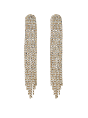 My Jewellery MIDNIGHT RHINESTONE EARRINGS - GOLD