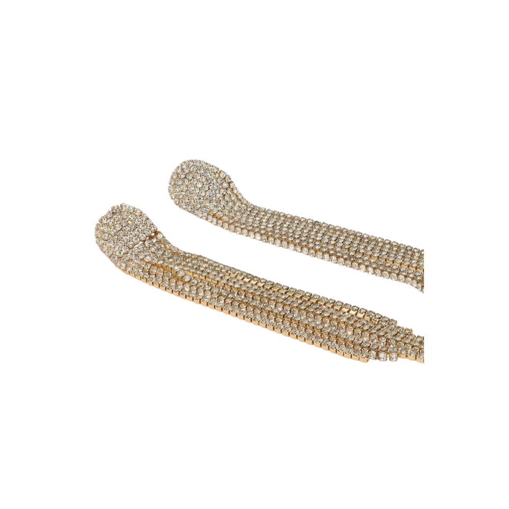 My Jewellery MIDNIGHT RHINESTONE EARRINGS - GOLD