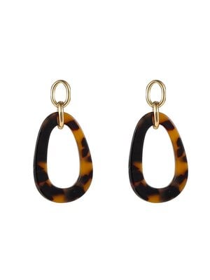 Day & Eve OPEN ROUND DANGLE EARRINGS - GOLD
