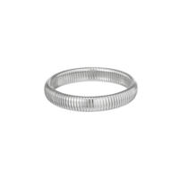 SPRING BANGLE 12 MM BRACELET - SILVER