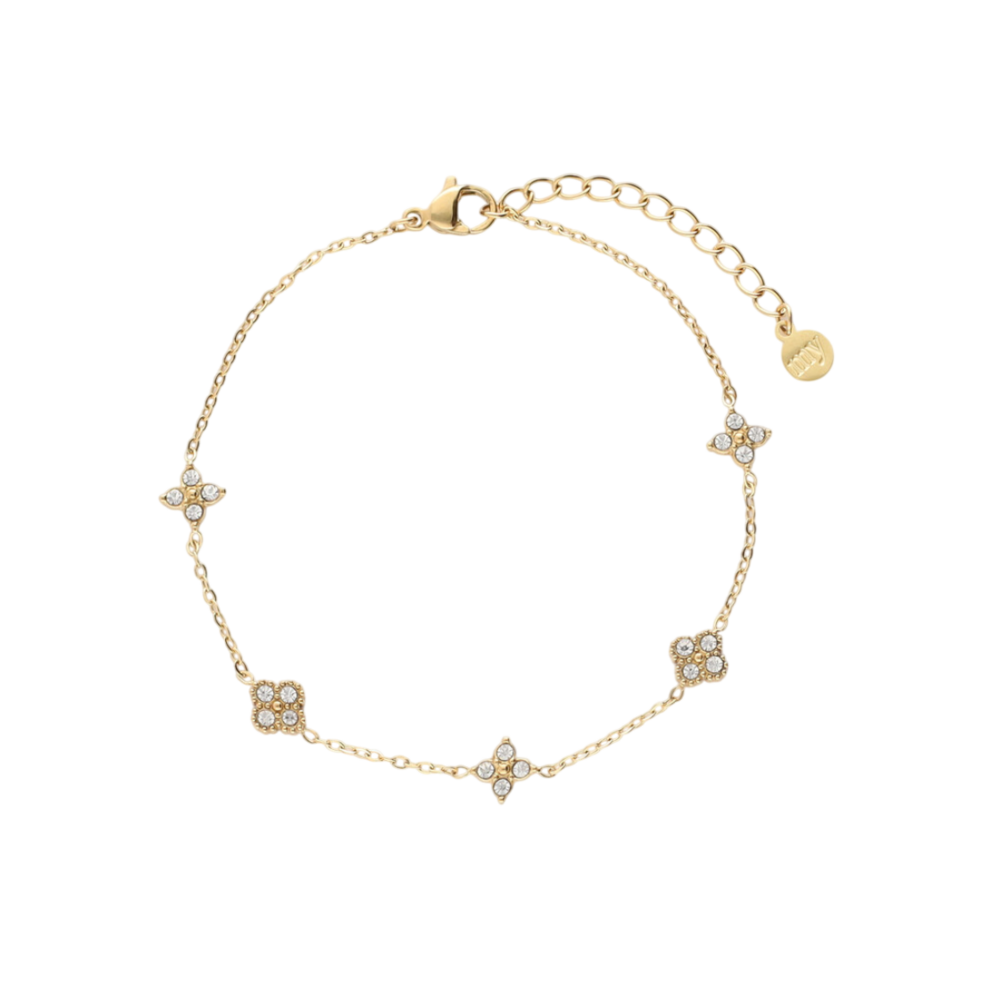 My Jewellery MIDNIGHT KLOVER BRACELET - GOLD