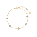 My Jewellery MIDNIGHT KLOVER BRACELET - GOLD