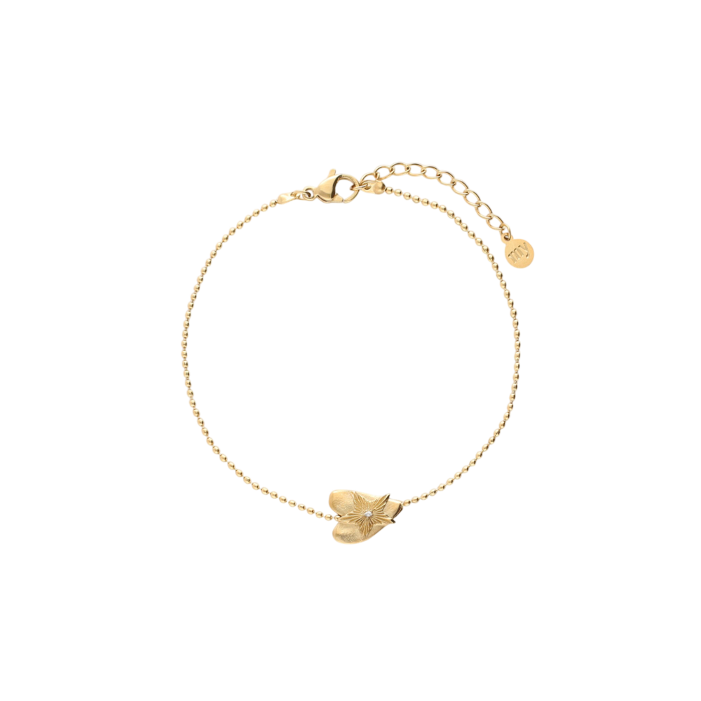 My Jewellery MIDNIGHT HEART STAR BRACELET - GOLD