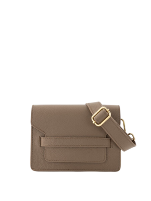 LOTZ & LOT JANICE GRAIN BAG - DARK TAUPE LOTZ & LOT JANICE GRAIN BAG - DARK TAUPE