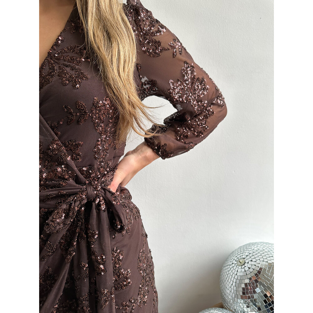 LOTZ & LOT DEE DRESS - BROWN