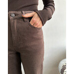 LOTZ & LOT VERA WIDE LEG TALL - STRASS/BROWN