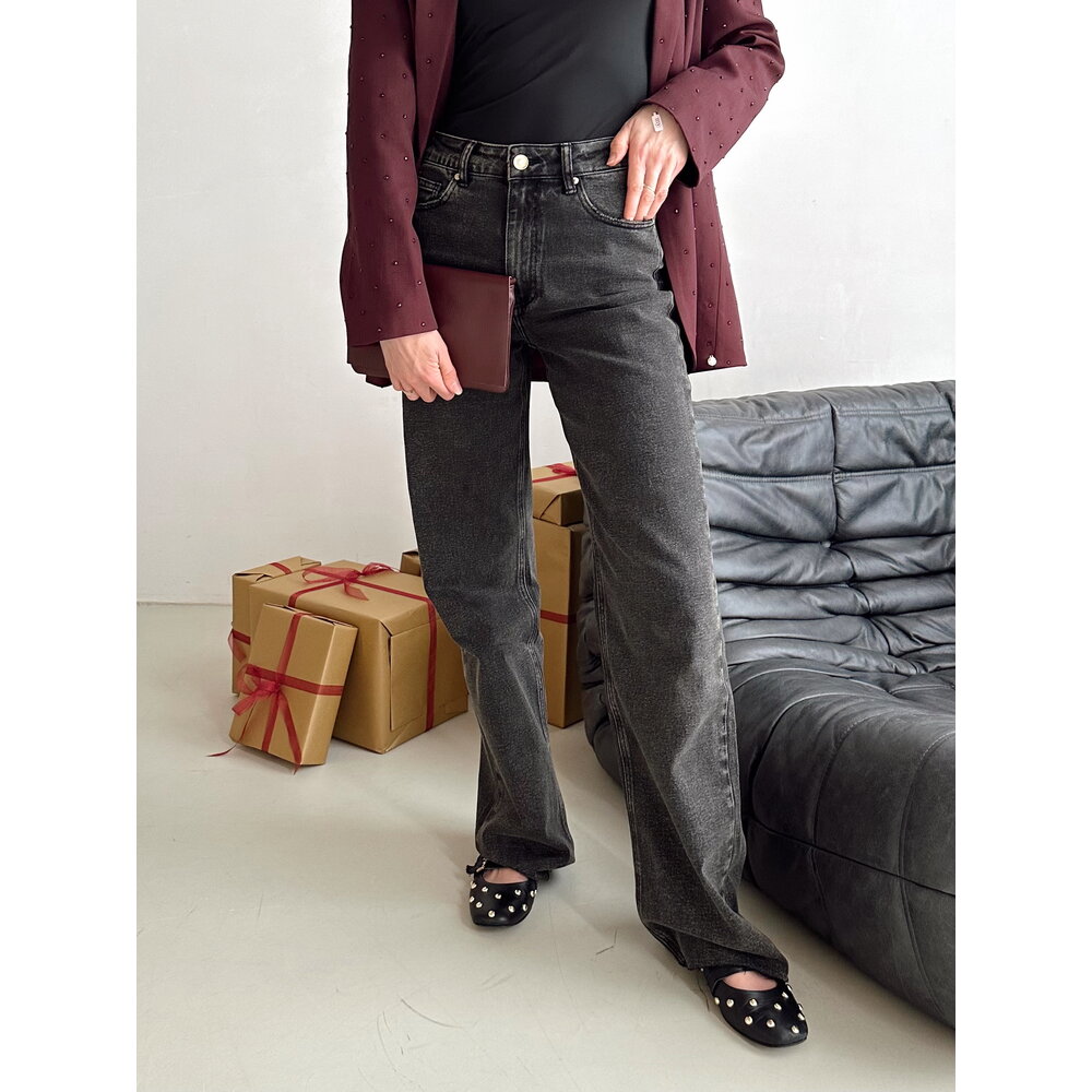 ELINE WIDE LEG JEANS - BLACK LOTZ & LOT ELINE WIDE LEG JEANS - BLACK