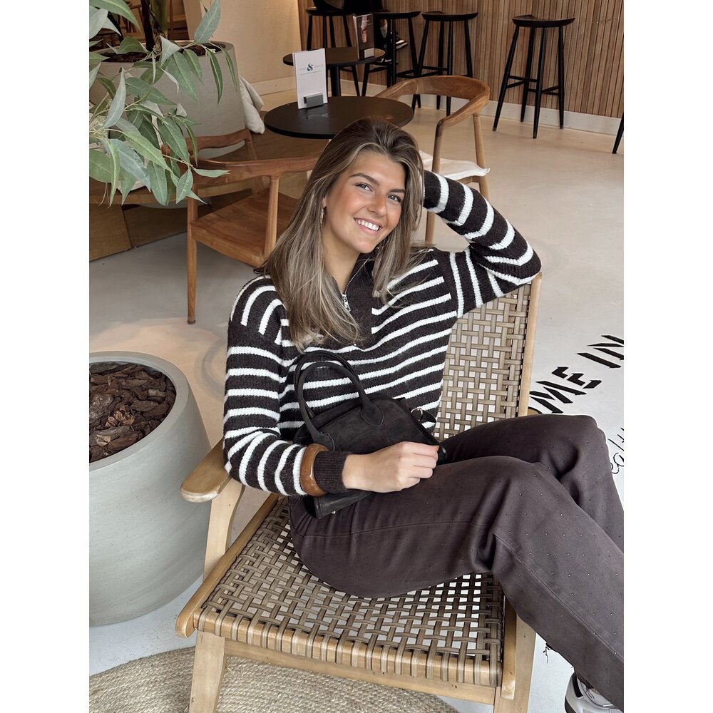 CLARA KNIT - BROWN LOTZ & LOT CLARA KNIT - BROWN